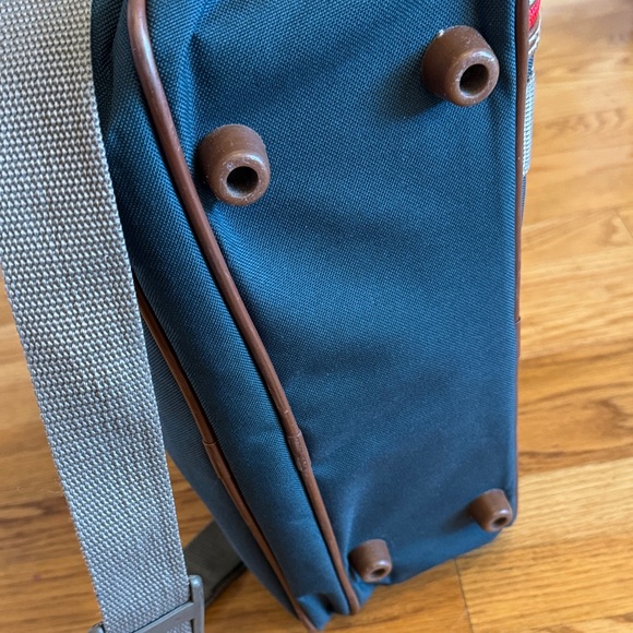 Vintage Green luggage Bag Ricardo Beverly Hills USA - Picture 5 of 11